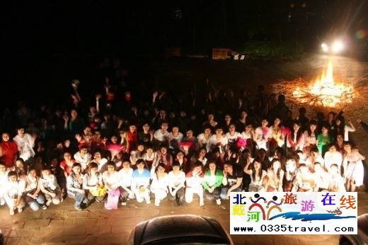 北戴河煙花篝火晚會