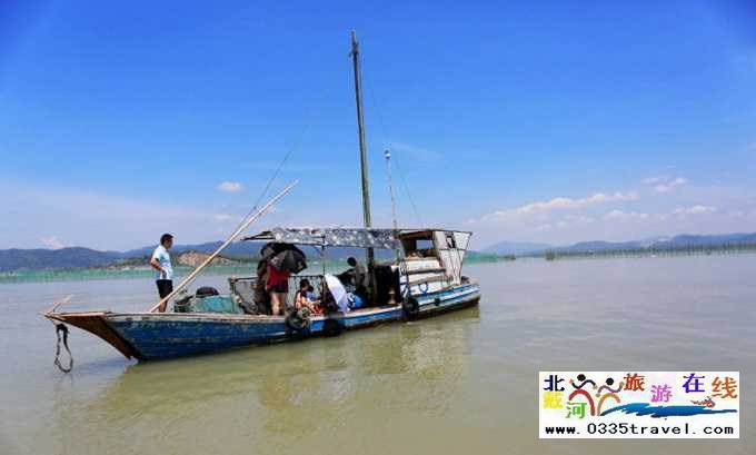 東戴河北戴河南戴河出海打漁看日出