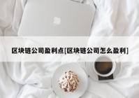 区块链公司盈利点[区块链公司怎么盈利]